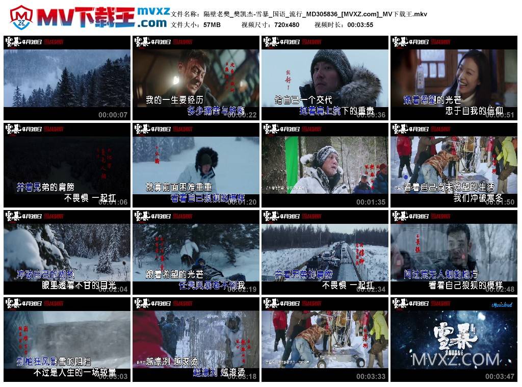 隔壁老樊_樊凯杰-雪暴_国语_流行_MD305836